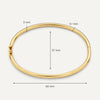 14 Karat Gold Essential Bangle - 6