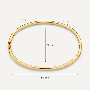 14 Karat Gold Essential Bangle - 6