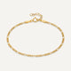 Slim Figaro Chain Bracelet