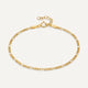 Slim Figaro Chain Bracelet