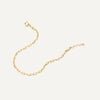 14 Karat Gold Slim Paperclip Chain Bracelet - 5