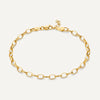 14 Karat Gold Anchor Chain Bracelet - 1