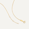 14 Karat Gold Linked Heart Pendant Necklace - 9