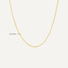 14 Karat Gold Essential Link Chain Necklace - 9