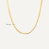 14 Karaat Goud Herringbone Schakelketting - 9