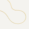 14 Karat Gold Serpentine Chain Necklace - 6