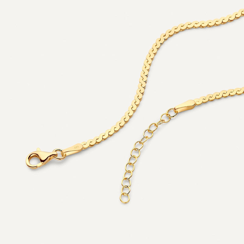 Serpentine Chain Necklace