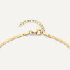 14 Karat Gold Serpentine Chain Necklace - 10