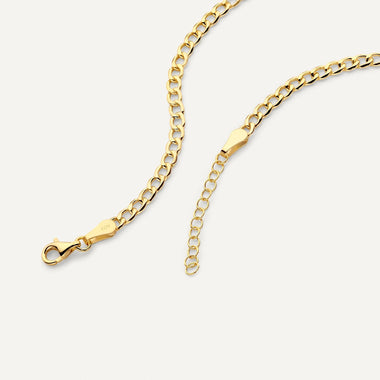 14 Karat Gold Curb Chain Necklace - 9