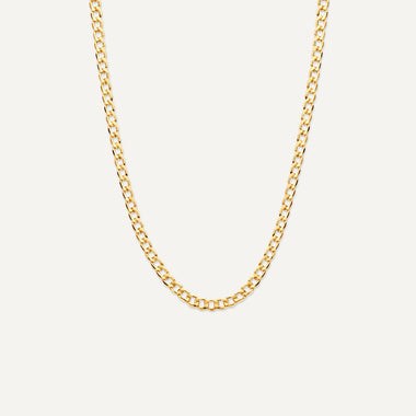14 Karat Gold Curb Chain Necklace - 1