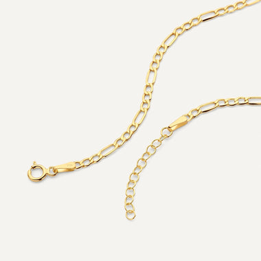 14 Karat Gold Figaro Chain Necklace - 9
