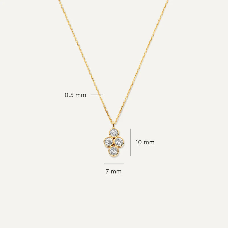 Cubic Zirconia Flower Set