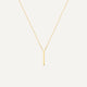 Verticale Staaf Pendant Ketting