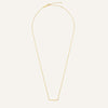 14 Karat Gold Essential Bar Necklace - 8