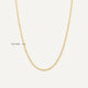 Slim Curb Chain Necklace