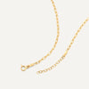 14 Karaat Goud Dunne Paperclip Schakelketting - 7