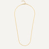 14 Karaat Goud Dunne Paperclip Schakelketting - 9