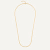 14 Karat Gold Slim Twisted Rope Necklace - 10