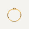 14 Karat Gold Bezel Set Diamant Ring (0.02 kt) - 5