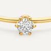 585er Gold mit Diamant Six Prong Diamant Solitär Ring (0.07 ct) - 7