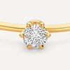 14 Karat Gold with Diamond Six Prong Diamond Solitary Ring (0.10 ct) - 7