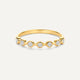 Bezel Set Diamond Band Ring