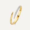 14 Karat Gold with Diamonds Diamond Claw Ring - 1