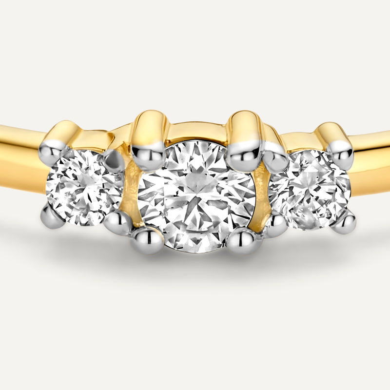 Bague Trilogy Diamant (0.15 ct)