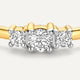 Bague Trilogy Diamant (0.15 ct)