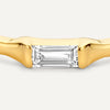 14 Karat Gold with Diamond Baguette Cut Diamond Ring (0.07 ct) - 7