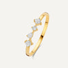 14 Karat Gold with Diamonds Dazzling Diamond Statement Ring - 1