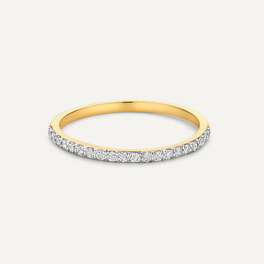 14 Karat Gold Diamant Allianz Ring - 4