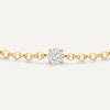 Or 14 Carats avec Diamant Bracelet Diamant - 6