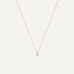 Diamant Halo Linked Pendant Ketting (0.05 ct)