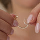 Solo Oval Hoop Charm