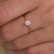 Oval Cut Cubic Zirconia Ring