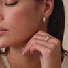 14 Karat Gold Charlotte Hoops - 4