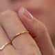 1 mm Slim Curve Band Ring