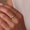 14 Karat Gold Trinity Ring - 4