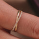 Crossover Zirkonia Eternity Ring